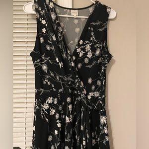 Kaileigh faux wrap style dress